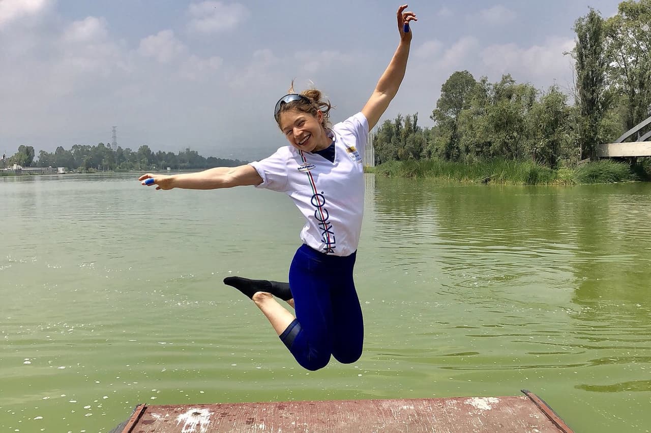 Beatriz Briones le dio el noveno oro a la delegación mexicana en Lima 2019.