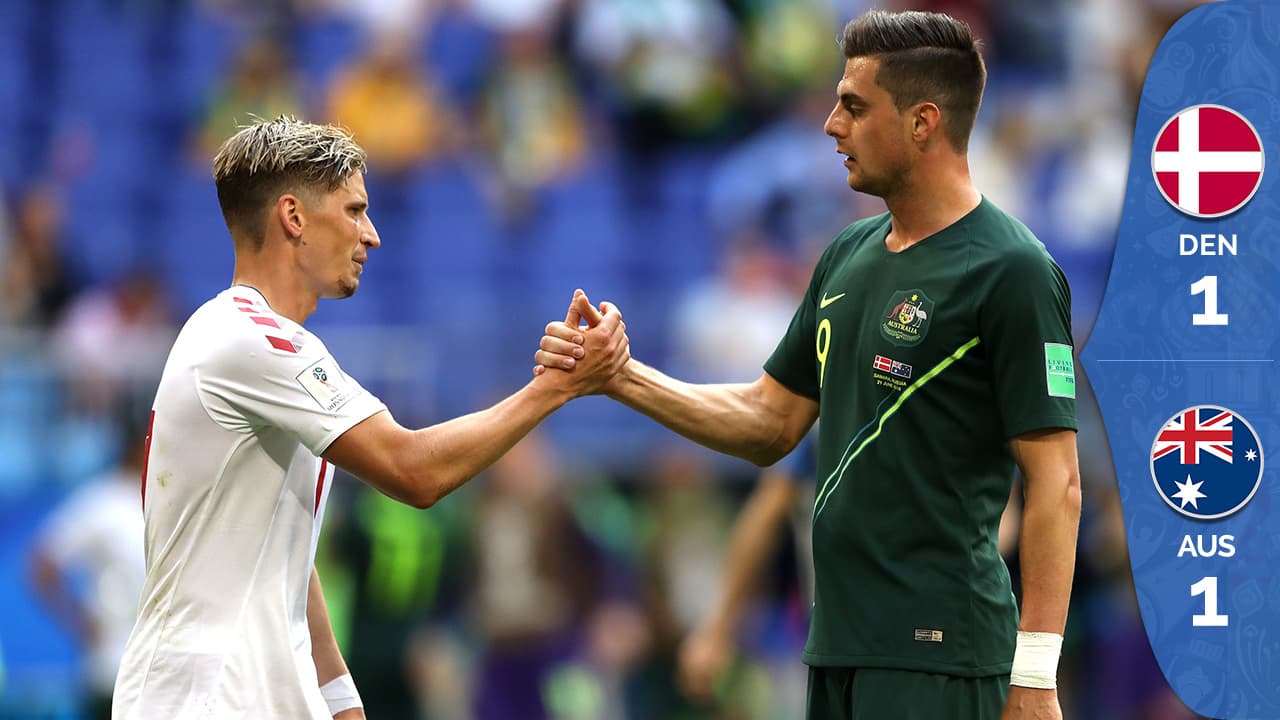 Australia y Dinamarca igualan en vibrante encuentro