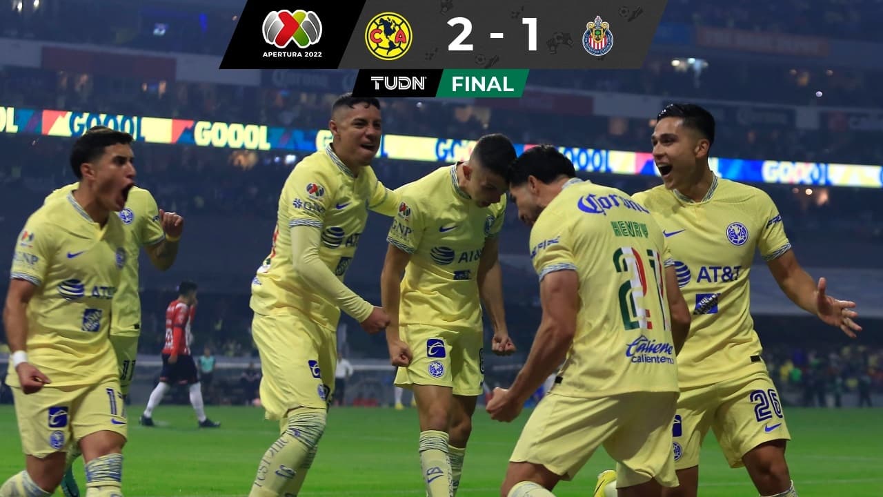 Con gran polémica, América vence a Chivas y suma 11 sin perder