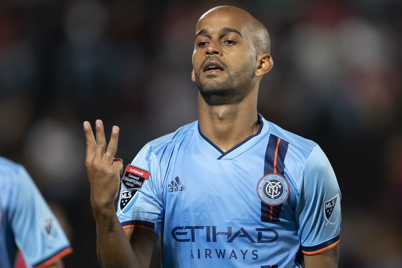 Héber Araujo dos Santos se destapó con tres anotaciones y ayudó al NYFC a ganar en territorio costarricense ante AD San Carlos.