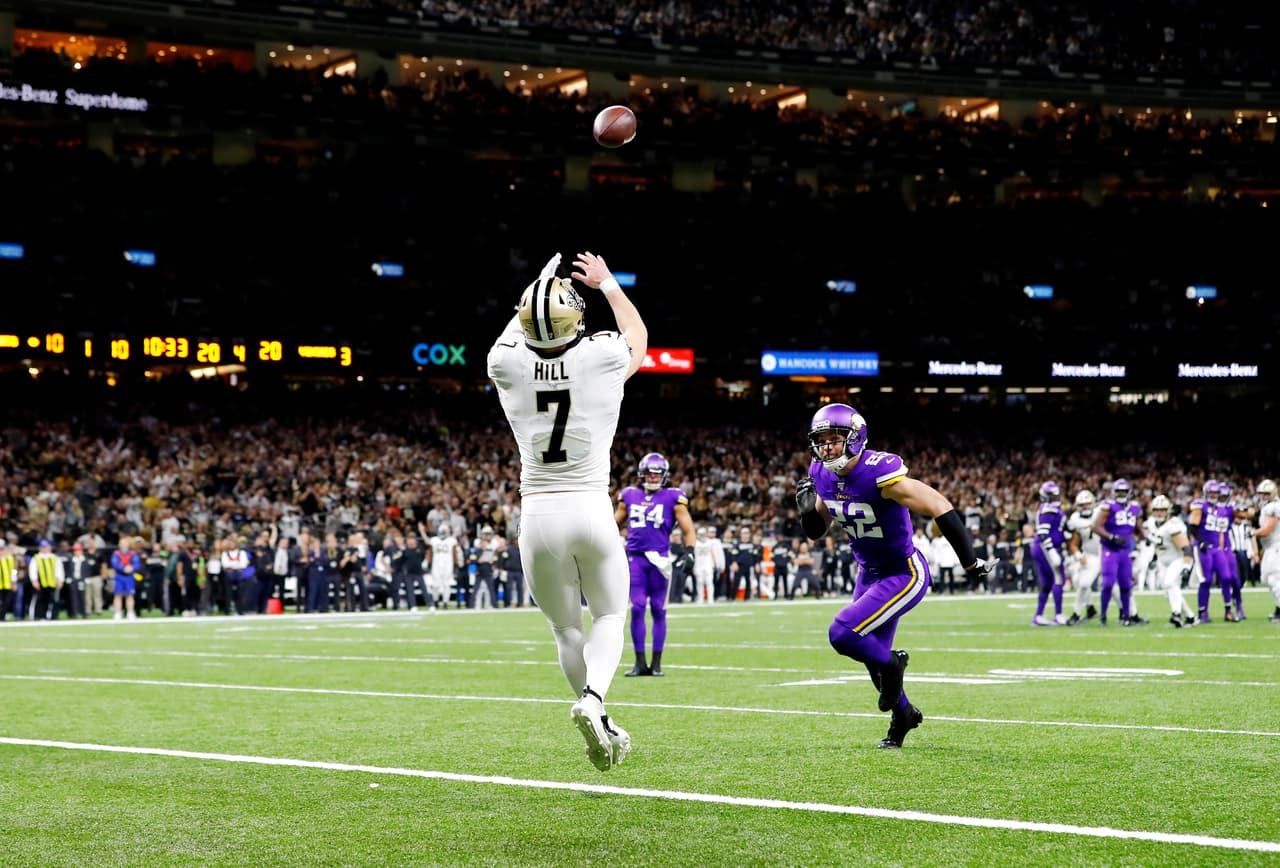 New Orleans Saints
<b>20-26</b> Minnesota Vikings | Minnesota Vikings se enfrentará ante San Francisco 49ers en Ronda Divisional.