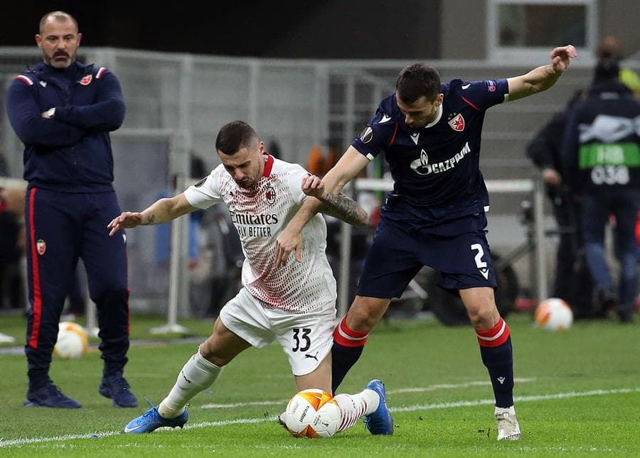 A pesar del empate en San Siro, AC Milan califica a Octavos de Final de la UEFA Europa League, dejando atrás al Estrella Roja de Belgrado. Franck Kessie anotó el primer gol del partido al minuto 9 a favor de los 'Rossoneri', pero fue al minuto 24 cuando Nabouhane igualó el marcador, pero no fue suficiente.
