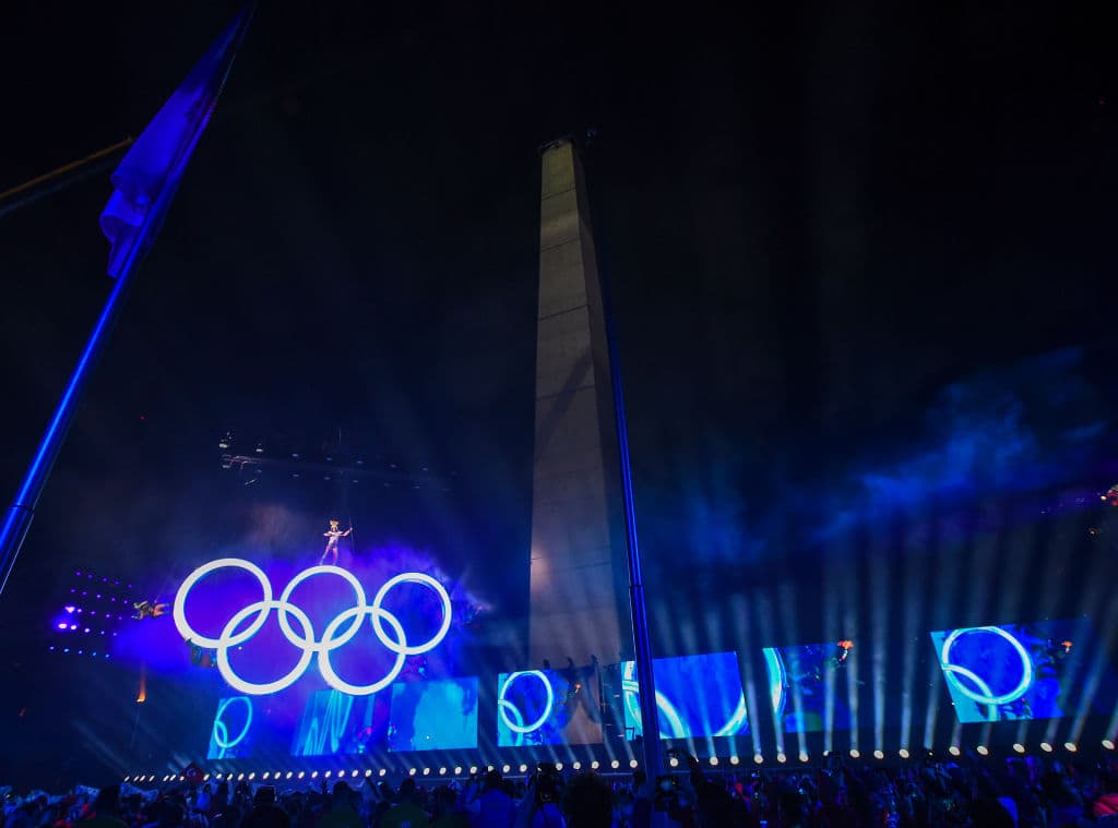 Al aire libre, en la primavera argentina, se llevó a cabo la Ceremonia Inaugural de los Juegos Olímpicos de la Juventud, Buenos Aires 2018.