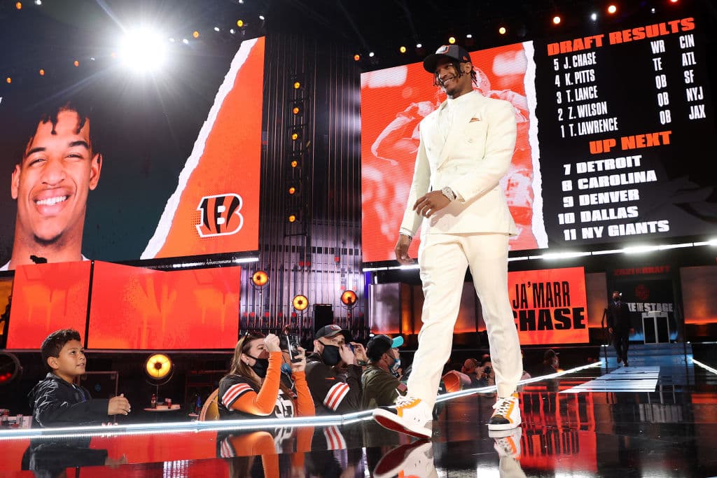 Pick 5 – Cincinnati Bengals – WR Ja’Marr Chase.
