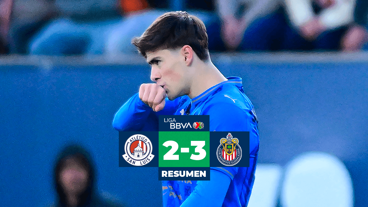 San Luis cae ante Chivas que se mantiene como líder del Clausura 2026