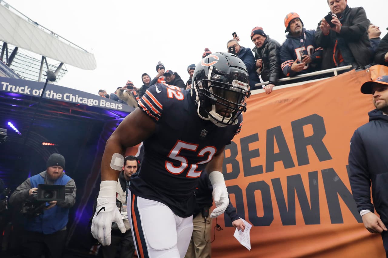 En su segunda temporada con los Chicago Bears, el linebacker Khalil Mack podría ser incluso de mayor impacto.
