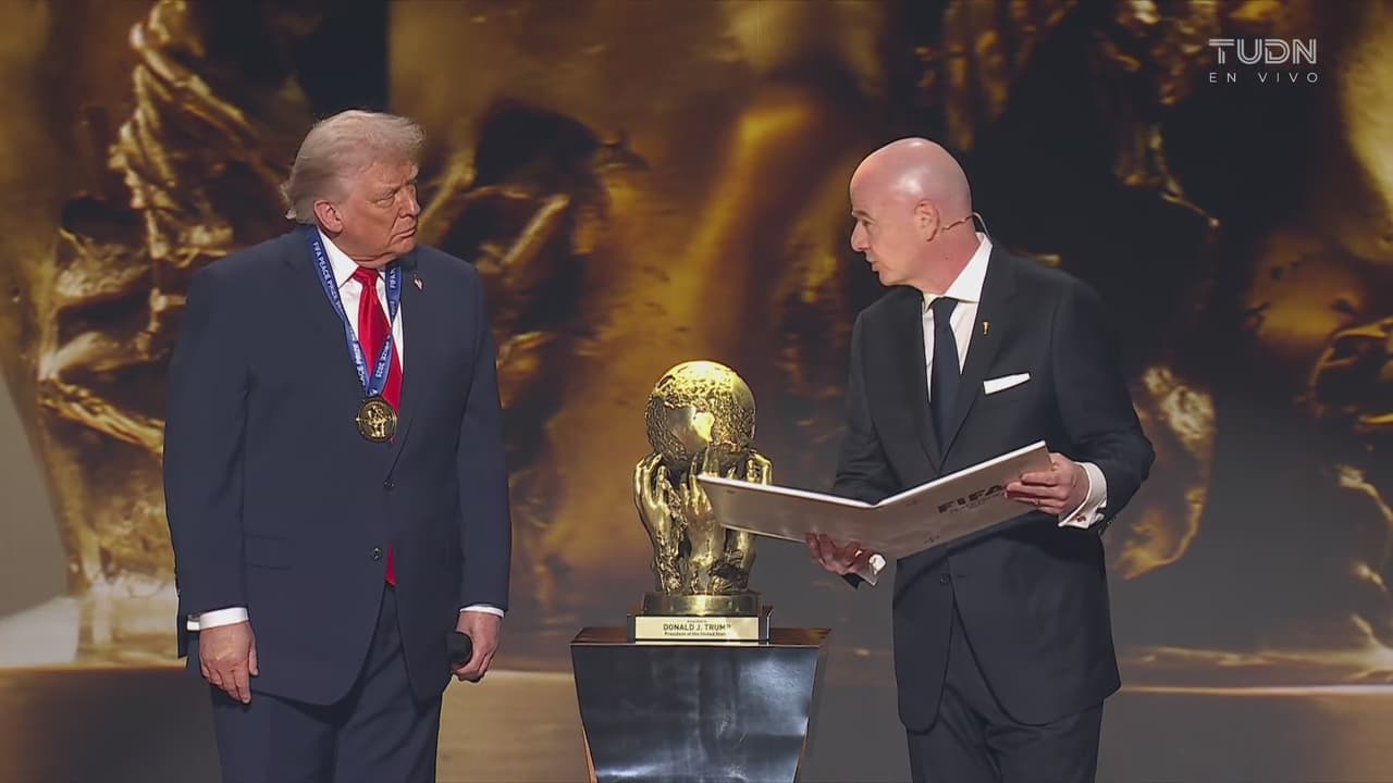 Sorteo Mundial 2026: FIFA entrega a Donald Trump el Premio a la Paz