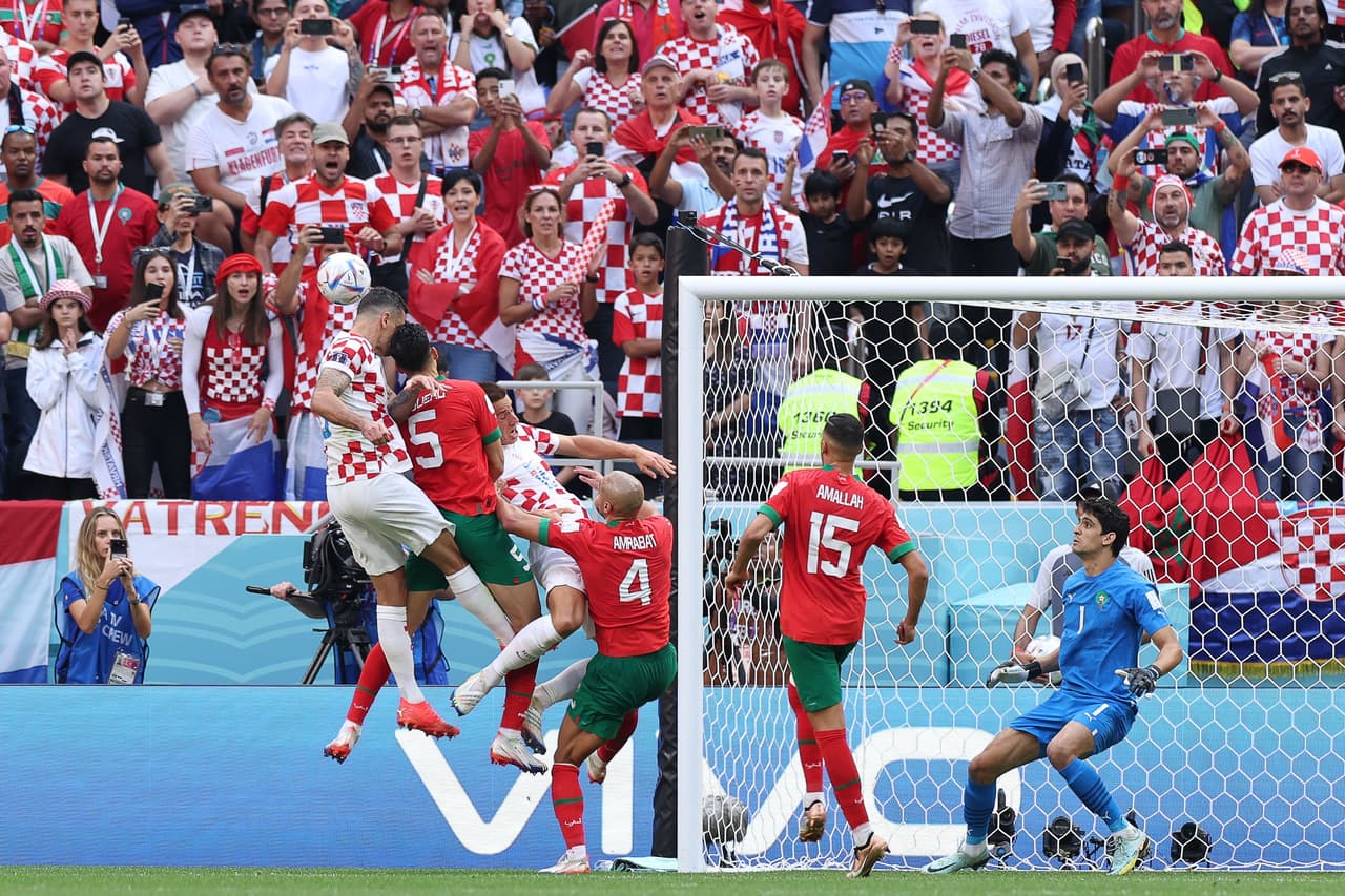 Marruecos y Croacia quedaron a deber los goles en su primer partido en el Mundial Qatar 2022 disputado en el Estadio Al Bayt.