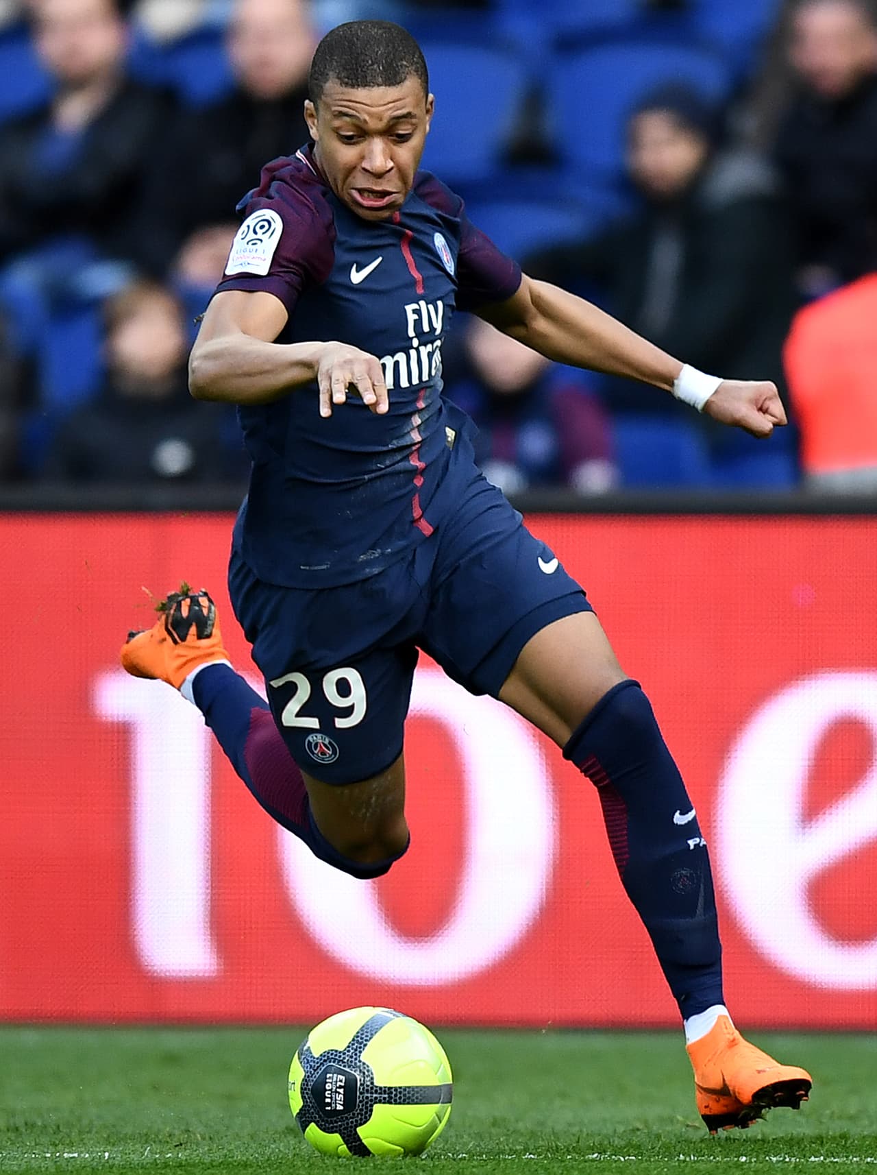 <b>Kylian Mbappé (Paris Saint-Germain) - </b>36 kilómetros por hora.