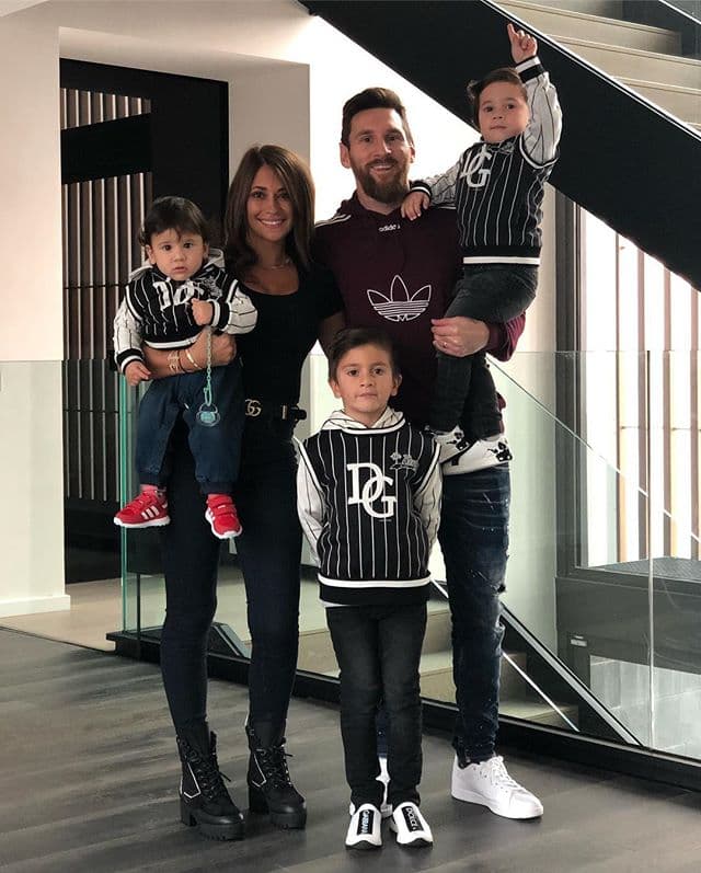 Lionel Messi ha mostrado en las redes sociales lo unido que es a sus hijos y su familia.