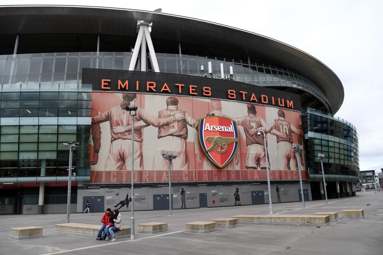 El Emirates Stadium del Arsenal, ubicado en Londres.