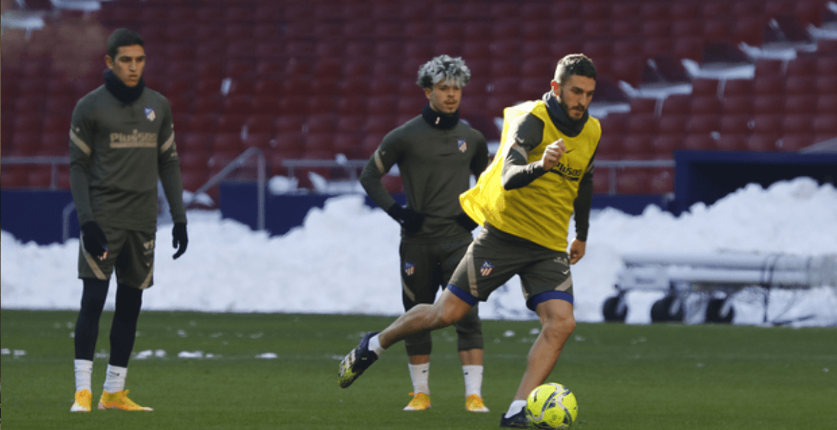 Sin Hector Herrera, el Atlético de Madrid regresa a entrenar