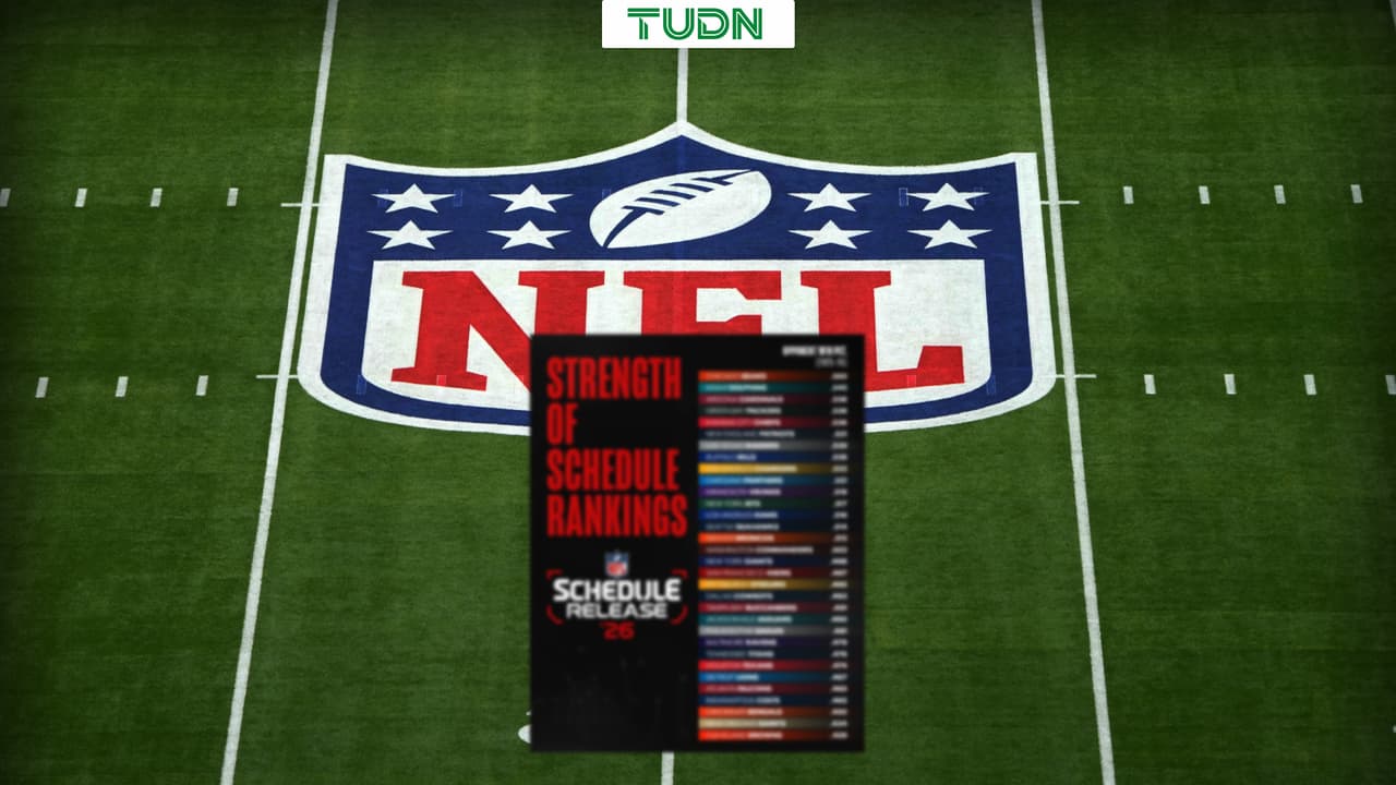 NFL revela quién tiene el calendario más difícil y adelanta juegos de 2026