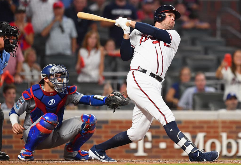 En la baja de la octava los Braves Lucas Duda tuvo las bases llenas con dos outs pero se fue en un elevado corto al central y ahí se murieron las esperanzas de Atlanta de forzar al quinto juego.