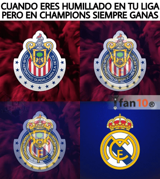 El triunfo de Chivas en el juego de ida de la final contra Toronto en la Liga de Campones de Concacaf dio para el humor de los usuarios en las redes sociales.