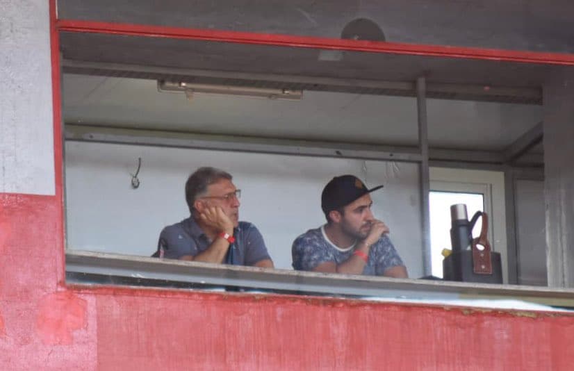 Captan al Tata en el estadio de Newell's Old Boys en Argentina