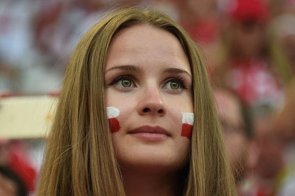 A Poland supporter looks on prior to the Euro 2016 quarter-final football match between Poland and Portugal at the Stade Velodrome in Marseille on June 30, 2016. / AFP / ANNE-CHRISTINE POUJOULAT (Photo credit should read ANNE-CHRISTINE POUJOULAT/AFP/Getty Images)