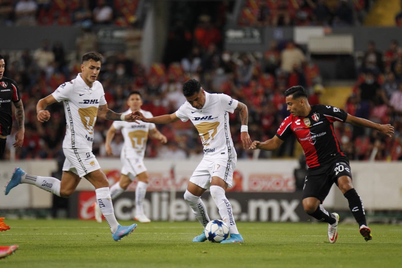 Atlas y Pumas no se hicieron daño en un buen partido de futbol en el que ambos equipos tuvieron sus oportunidades.