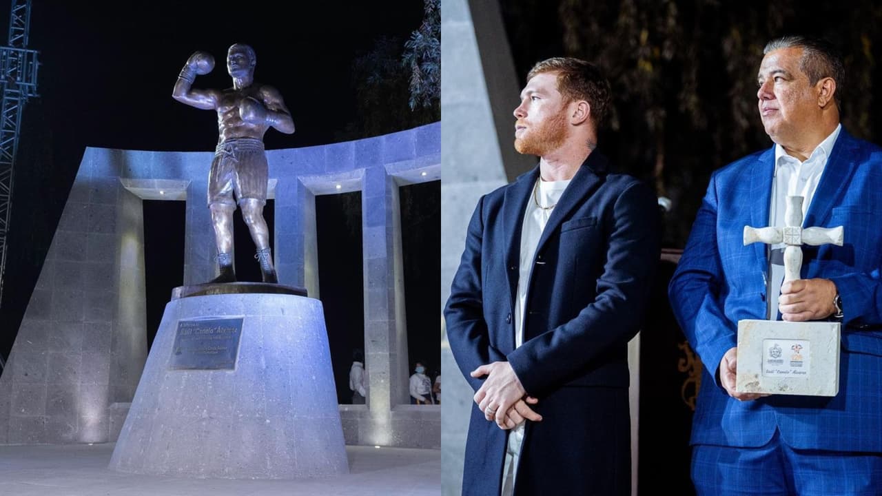 ¡Canelo, a lo Rocky Balboa! Ya tiene su estatua