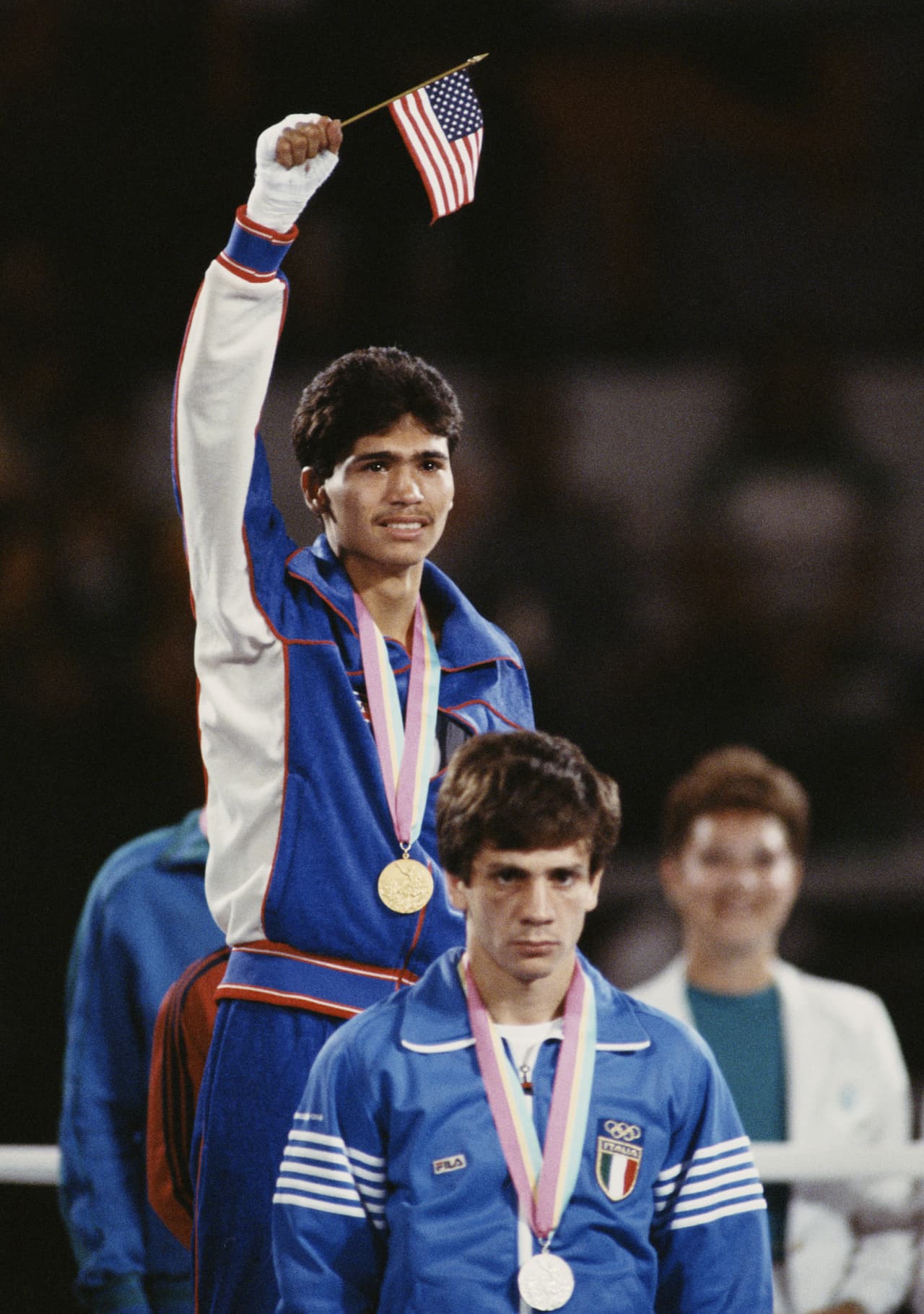 En Los Angeles 1984 el boxeador
<b>Paul Gonzales </b>ganó la medalla de oro, destacando además por sus raíces mexicanas.