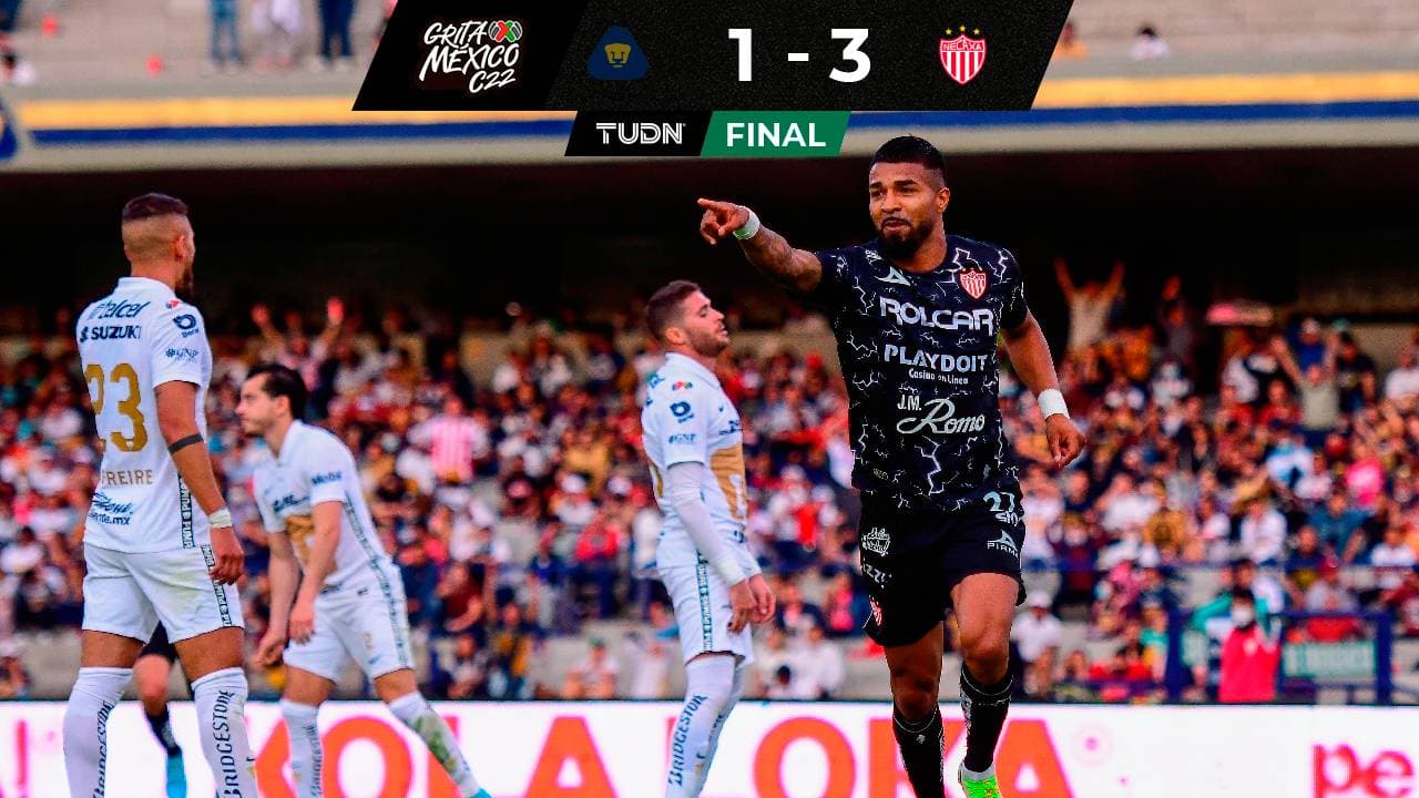 ¡Victoria hecha en CU! El Necaxa de 'Jimmy' Lozano sentencia a Pumas