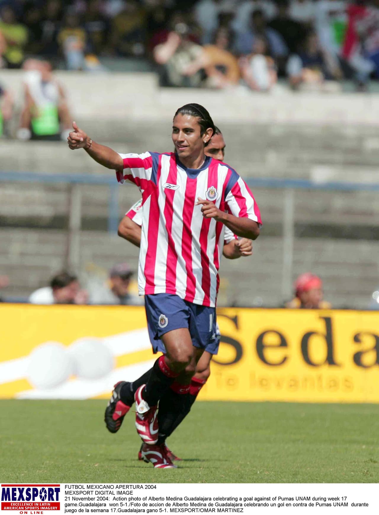 Pumas 1-5 Chivas. Torneo Apertura 2004, Liga MX