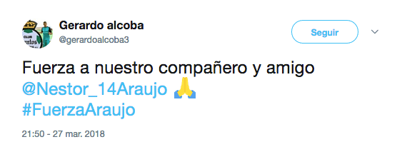 Jugadores y demás protagonistas en el mundo del fútbol enviaron desde las redes sociales su mensaje de apoyo a Néstor Araújo tras la lesión sufrida contra Croacia.