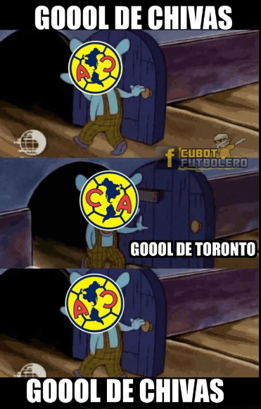 El triunfo de Chivas en el juego de ida de la final contra Toronto en la Liga de Campones de Concacaf dio para el humor de los usuarios en las redes sociales.