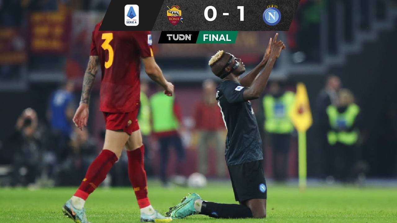 Con Chucky como titular, Napoli vence a la Roma y sostiene la cima