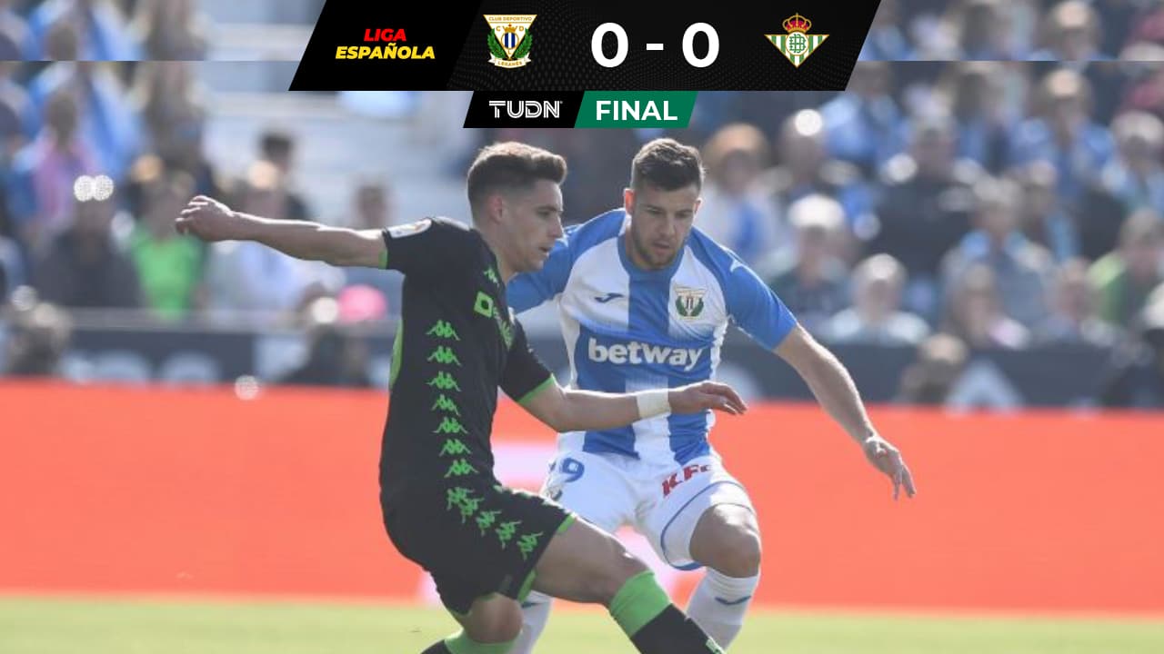 Leganés de Javier Aguirre suma un punto ante Betis sin Guardado