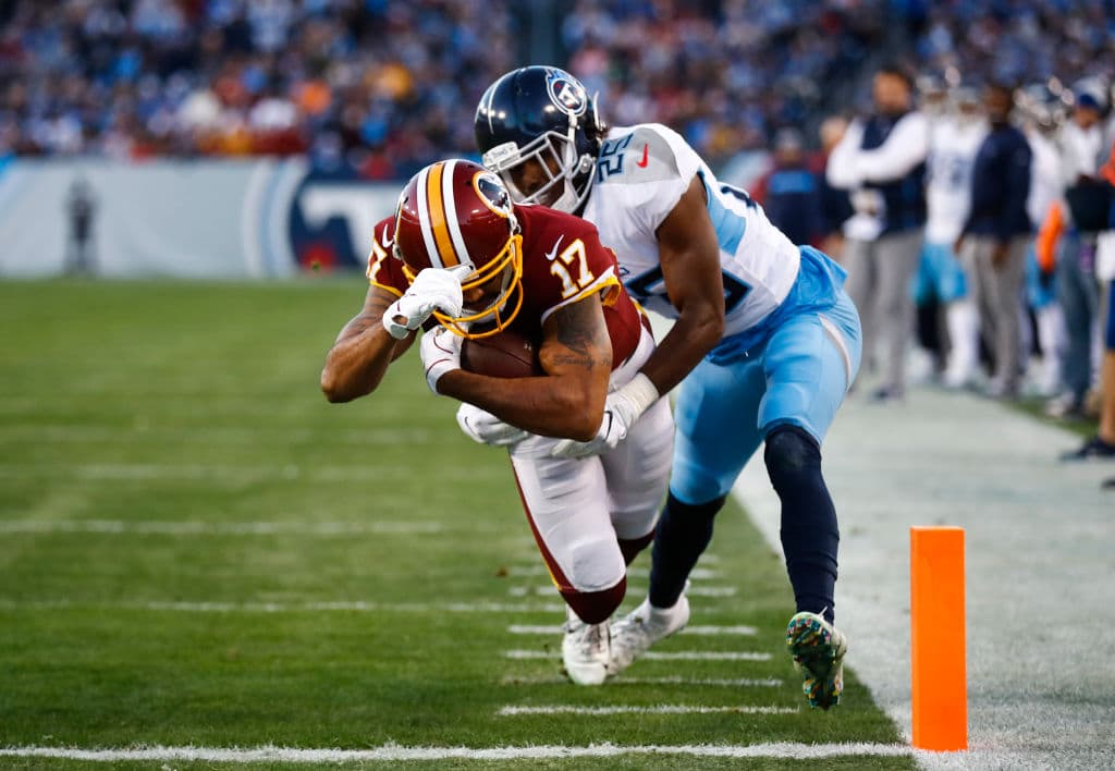 Michael Floyd capturó un pase de anotación, su primero en la temporada, de 7 yardas por parte de Josh Johnson para dar ventaja de 10-6 a Washington en el segundo cuarto.