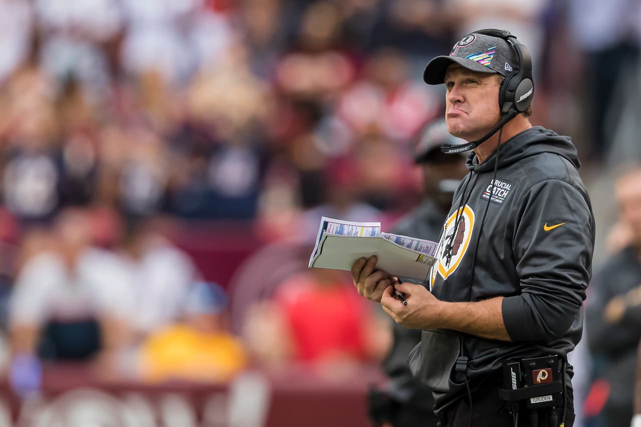 Los Redskins despiden a su entrenador en jefe, Jay Gruden