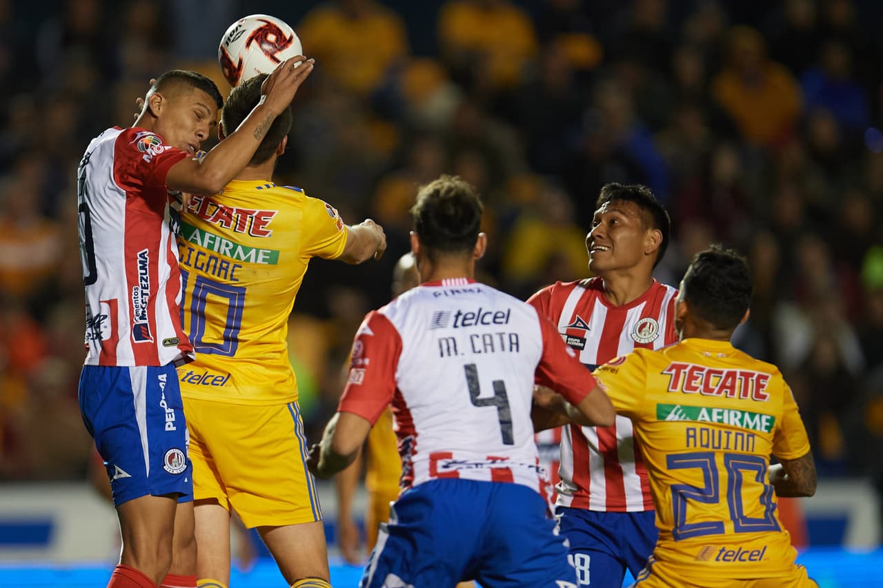 Tigres no pudo en el 'Volcán' ante San Luis y comienza su año 2020 de aniversario 60 con una pobre igualada.