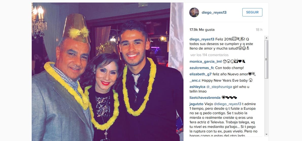 En las redes sociales las estrellas del balompié desearon a sus fanáticos un gran 2016.