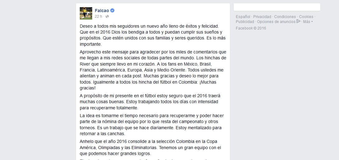 En las redes sociales las estrellas del balompié desearon a sus fanáticos un gran 2016.