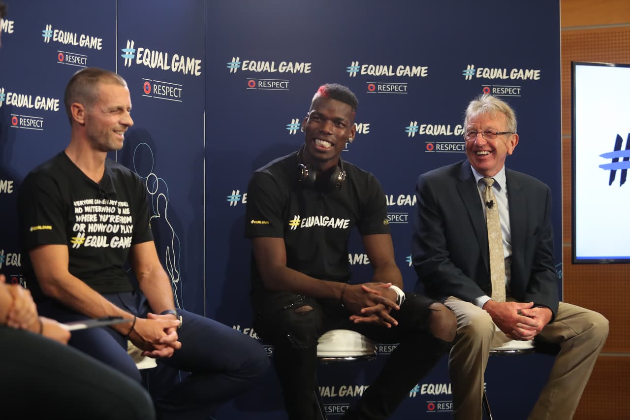 La antesala del evento sirvió para la presentación en Montecarlo de la campaña "Respeto". El centrocampista francés del Manchester United Paul Pogba participó en esta lucha contra la discriminación.