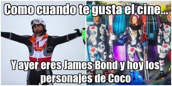 La extravagancia del diseño del uniforme de México en los Juegos Olímpicos de Invierno generan burlas, entre las que evocan al Halloween, a la película Coco y a demás personajes similares.