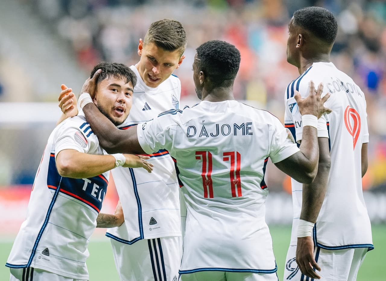 Los Whitecaps golearon por 5-0 a Real España en el partido de ida de los Octavos de Final de la Liga de Campeones de Concacaf.