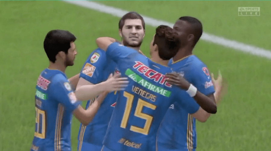 Paco Venegas de Tigres apaleó a Luis Malagón de Monarcas 1-5 en el torneo virtual de la eLiga MX y suma de tres.