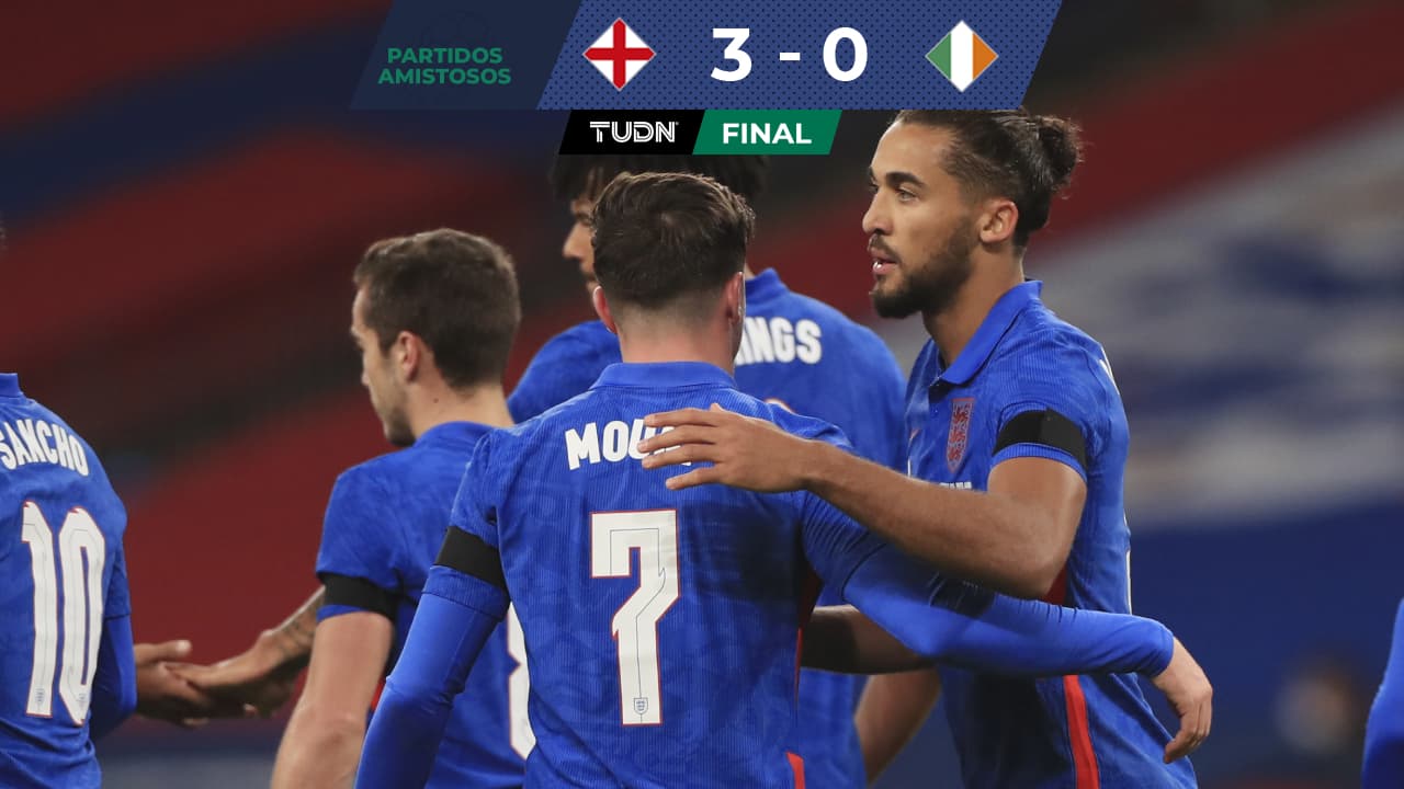 Tres leones, tres goles: Inglaterra no se despeina ante Irlanda