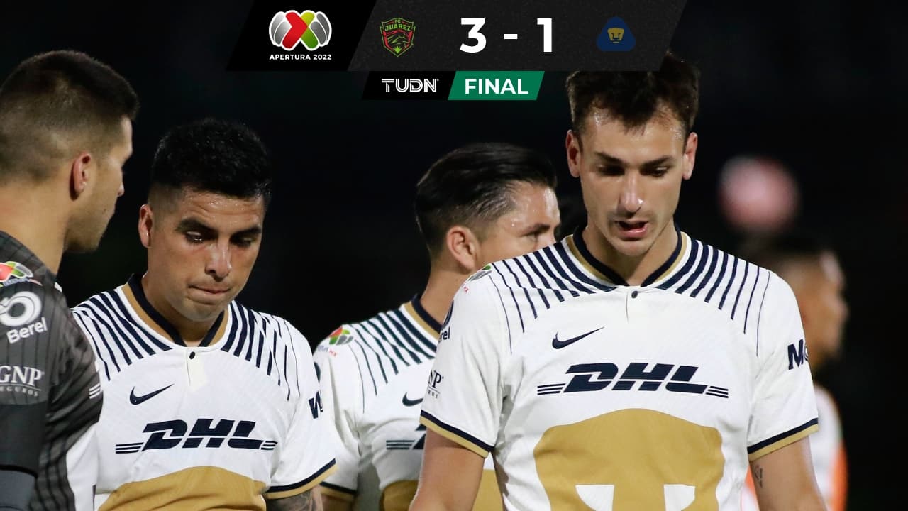 Pumas cierra el Apertura 2022 con tres derrotas al hilo