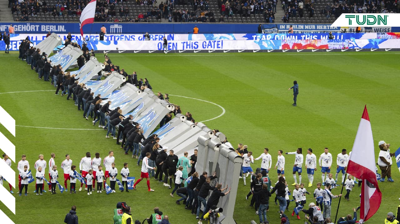 30 años después, el Hertha vuelve a derribar el Muro de Berlín