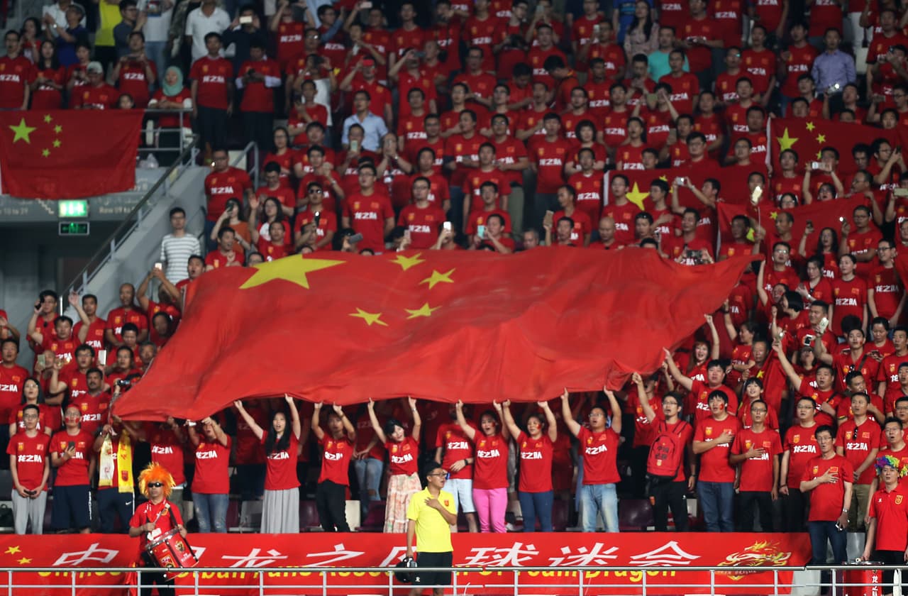 Misma historia para los fanáticos de China. Su selección no jugará el Mundial, pero ellos serán su representante en las tribunas.