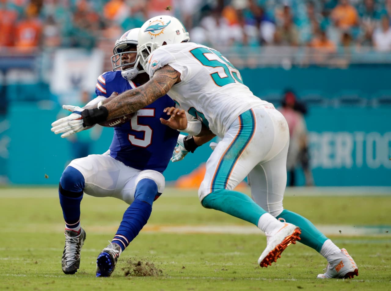 Los Buffalo Bills destrozaron a los Miami Dolphins y los derrotaron 41-14 en la semana 3 de la NFL, he aquí las mejores imágenes del partido.
