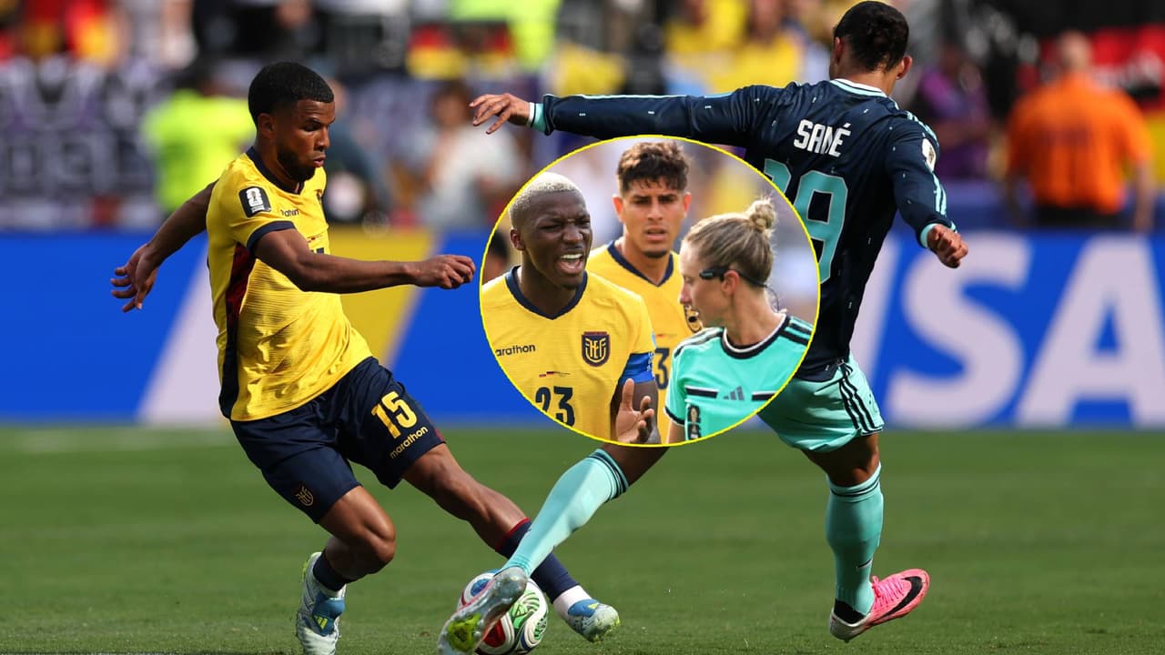 Jugador de Pumas evita que marquen penal a Ecuador ante Alemania
