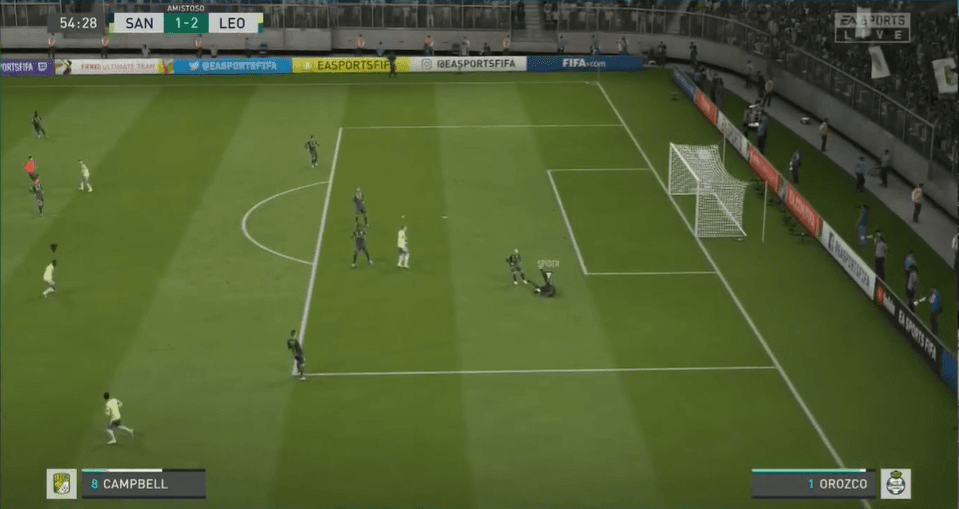 Con doblete de Chapo Montes, gol de Campbell y rematando Iván Rodríguez, el León, a manos de Nico Sosa, se impone como visitante ante Santos controlado por Gerardo Arteaga, con marcador de 4-1.