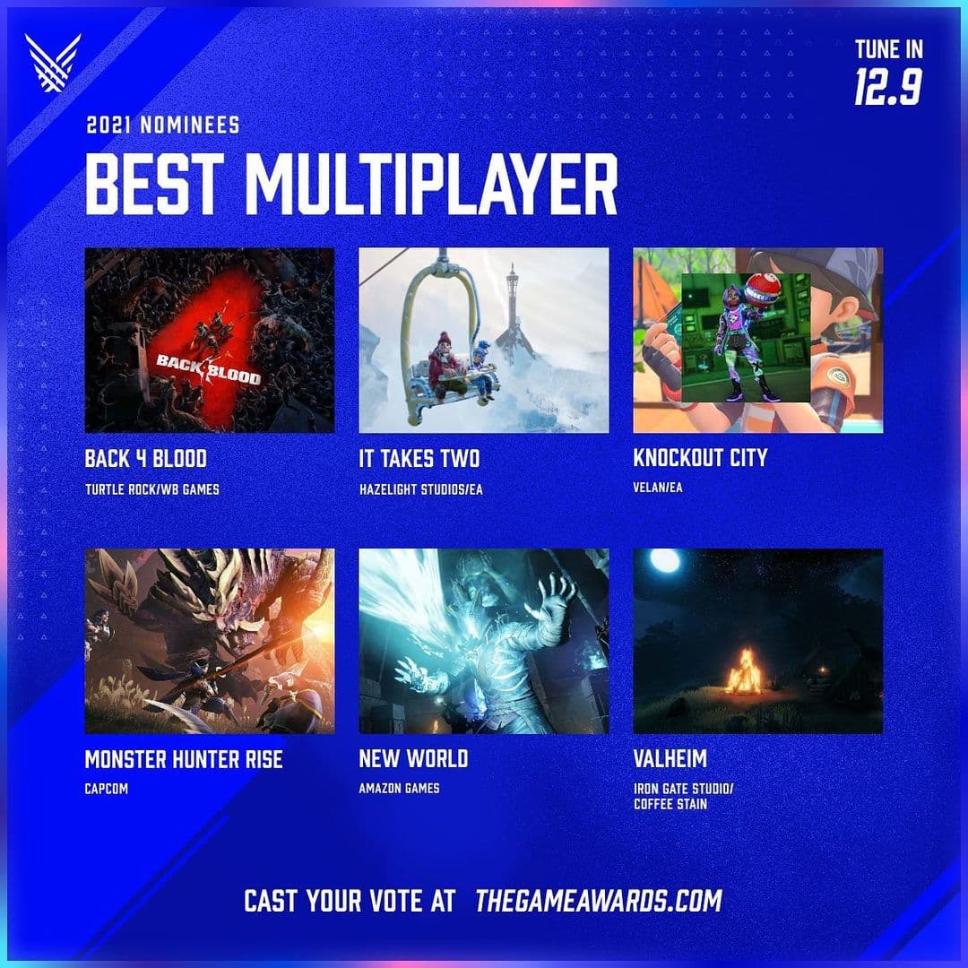 La impresionante lista de nominados de este año incluye 107 juegos, individuos, equipos y eventos diferentes que abarcan una multitud de géneros y plataformas de juegos.