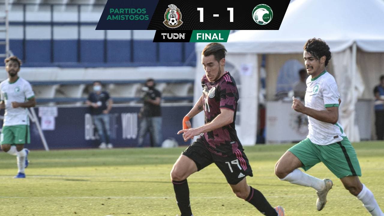 TRI...ste empate para México en Marbella ante Arabia Saudita