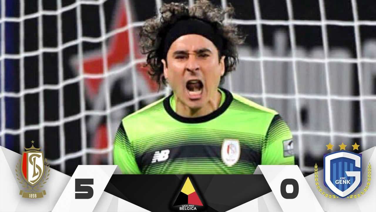 Guillermo Ochoa luce con el Standard Lieja, ganan por goleada y sueñan con el título
