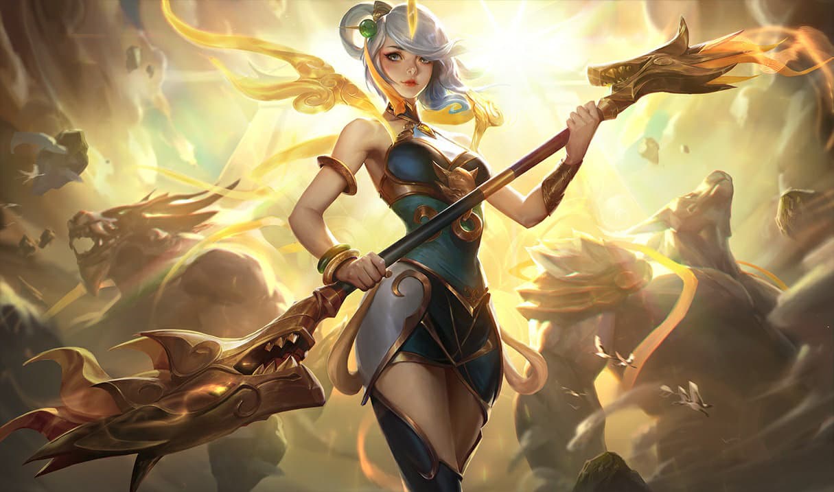 Lux campeona maga de LoL